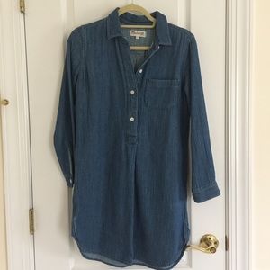 Madewell Chambray  Shirt Dress
